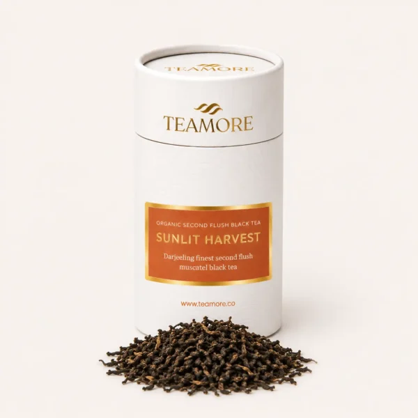 Sunlit Harvest – Organic Second Flush Darjeeling Tea Pouch
