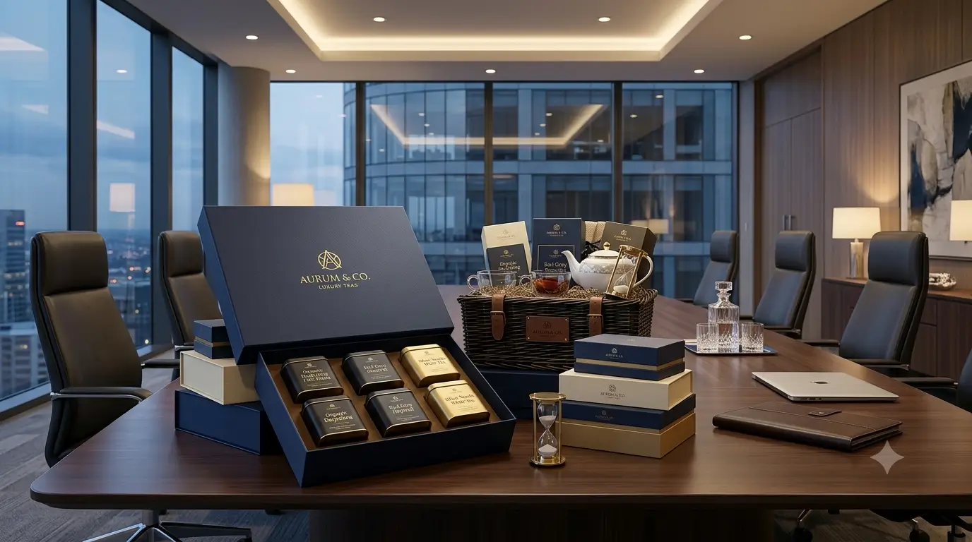 Corporate tea gift hamper