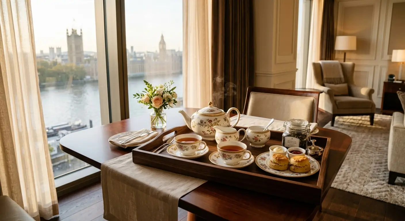Hotel tea service