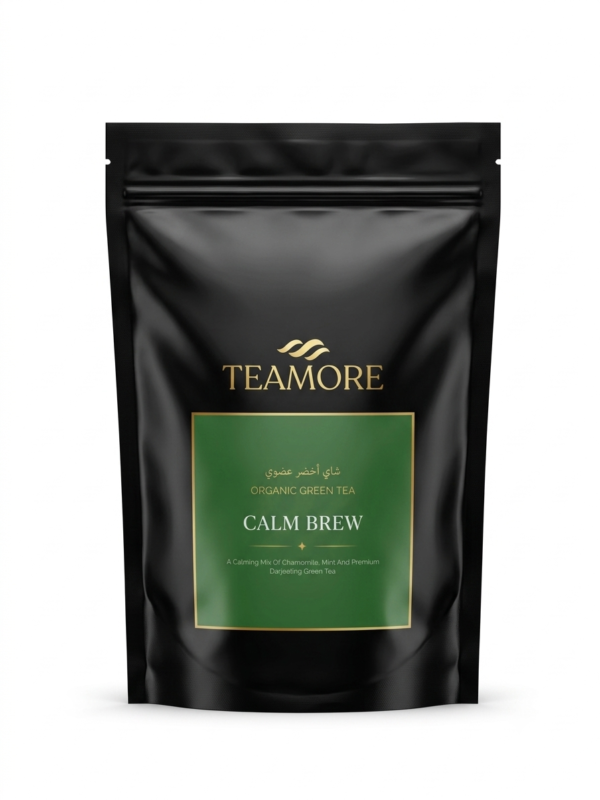 Calm Brew – Organic Mint & Chamomile Green Tea Pouch