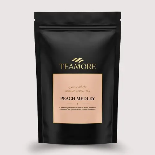 Peach Medley – Organic Peach Herbal Tea Pouch